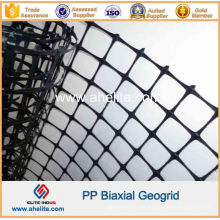 Construcción de carreteras PP Biaxial Geogrid 30knx30kn